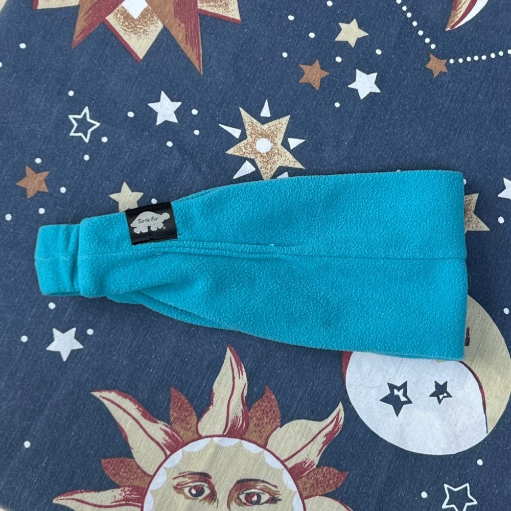 Turtle Fur Blue Poly Fleece Winter Fashion Headband Women’s O/S